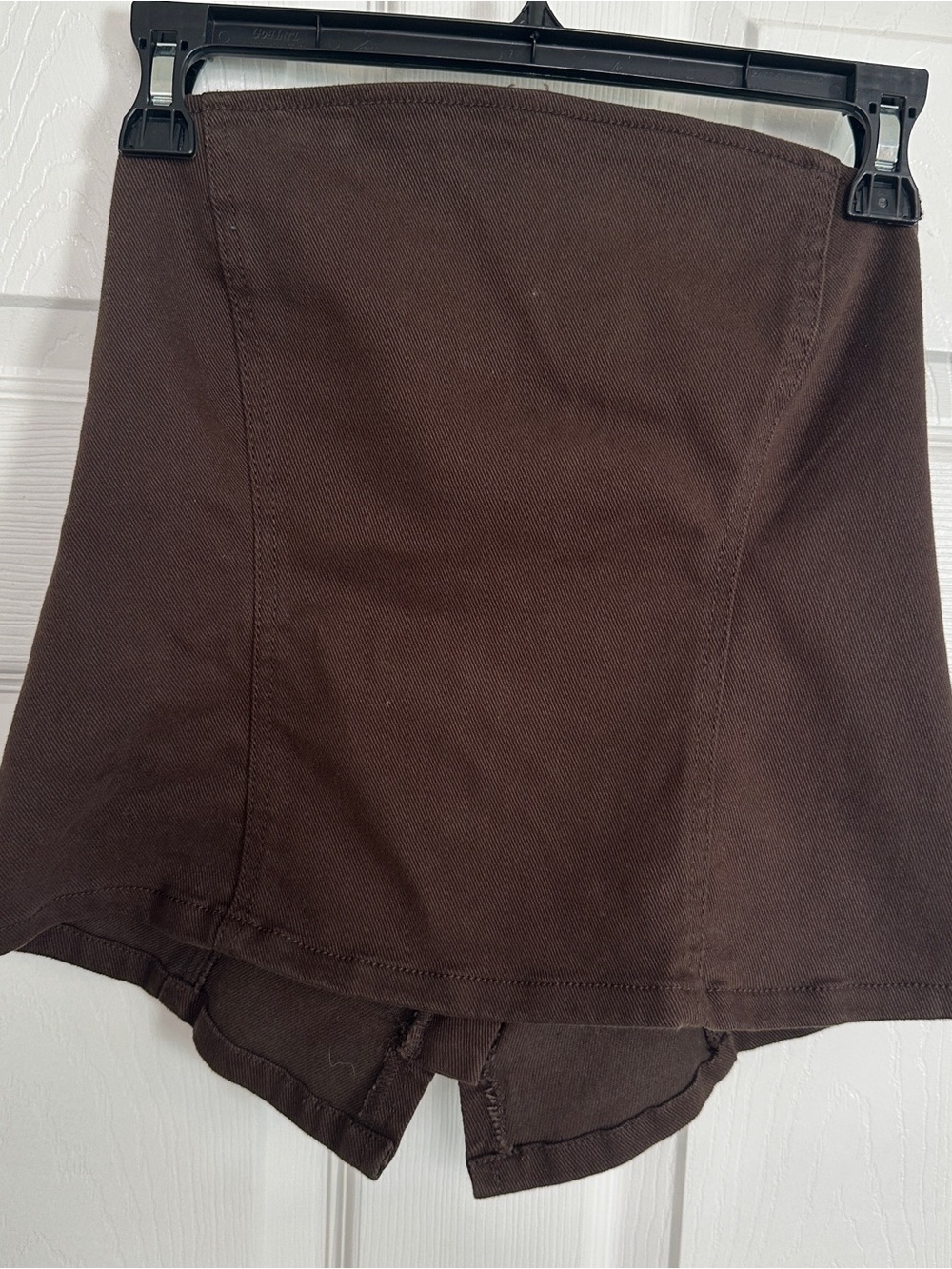 Gianni Bini Dark Brown High-Rise Skort